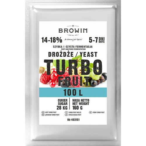 Lievito enologico Turbo Fruit 5-7 giorni 100 L - 2