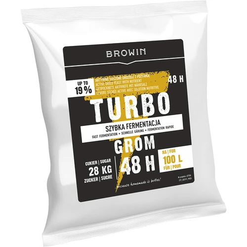 Lievito per distillazione Turbo Grom 48h 100L - 3