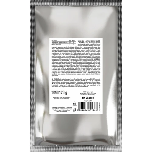Lievito Turbo Cold 120 g - 2