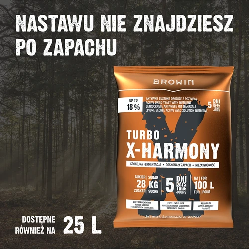 Lievito Turbo X-Harmony 18%, 100 L, 360 g - 7