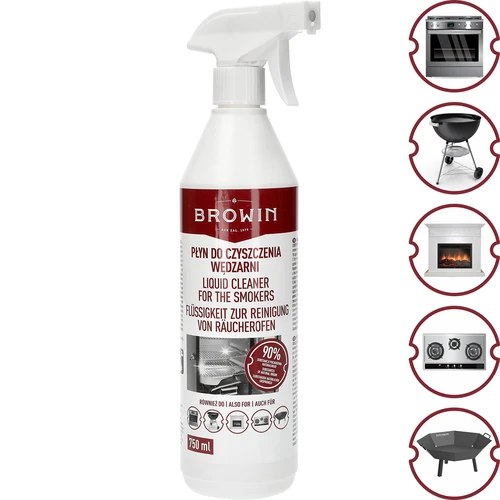 Liquido per pulizia di affumicatori, forni, griglie, fornelli, focolari - 3