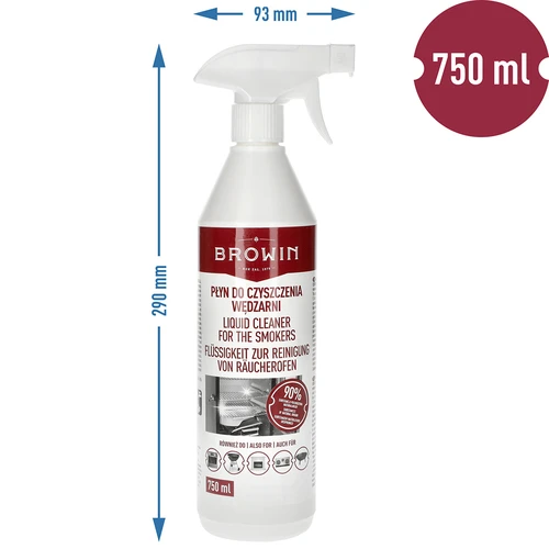 Liquido per pulizia di affumicatori, forni, griglie, fornelli, focolari - 5