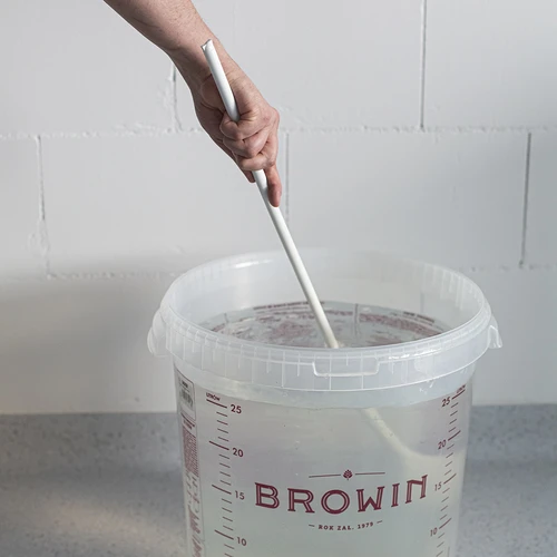 Łyżka plastikowa biała 70cm - 2