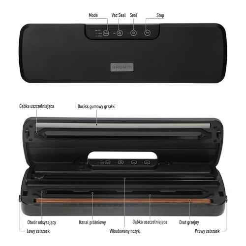 Macchina sottovuoto multifunzione - nera - 8