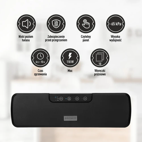 Macchina sottovuoto multifunzione - nera - 7