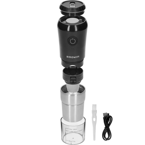 Macinacaffè - elettrico, a macine, con infusore e tazza - 4