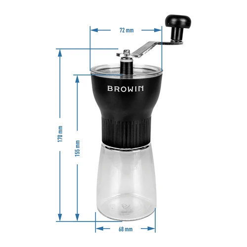 Macinacaffè manuale con regolazione della macinatura - 7