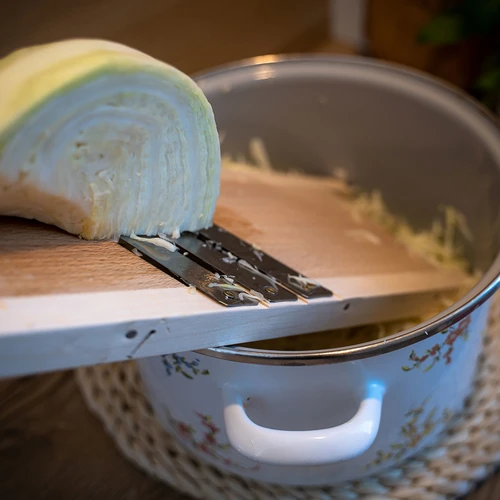 Mandolina in legno 45x15 cm, 3 lame - 4