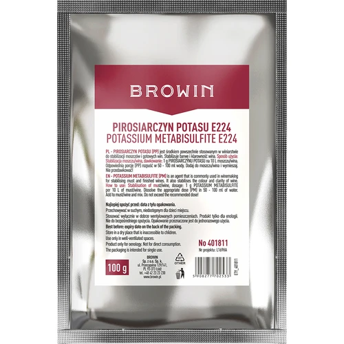 Metabisolfito di potassio, 100 g  - 1 