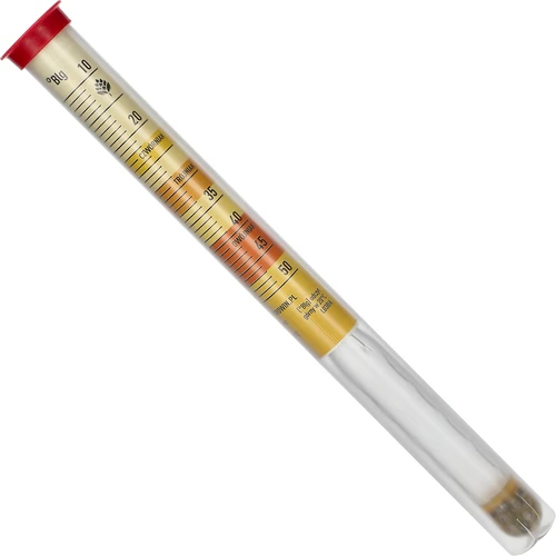 Miodomierz nietłukący z probówką, zakres pomiaru 10-50°Blg - 3