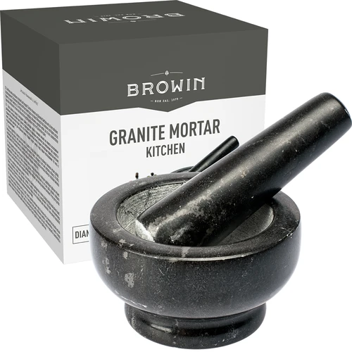 Mortaio da cucina in granito - 10cm - 8
