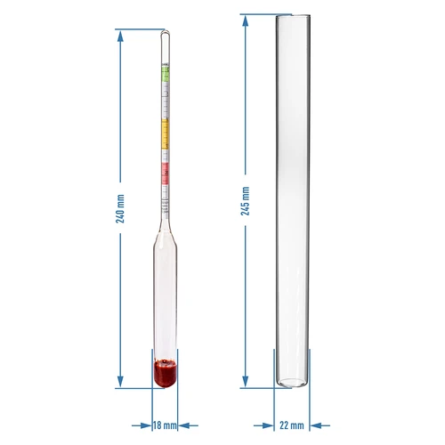 Mostimetro (zuccherometro) - misurazione della concentrazione di zucchero - 5