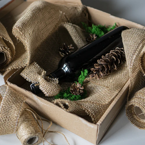 Nastro in iuta 10 cm/5 m - 12