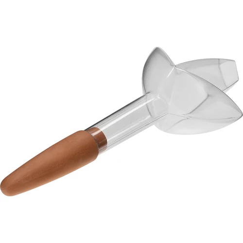 Nawadniacz do roślin – listek przezroczysty z ceramiczną nóżką, 120 ml - 3