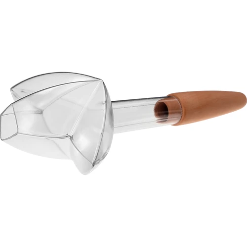 Nawadniacz do roślin – listek przezroczysty z ceramiczną nóżką, 120 ml - 4