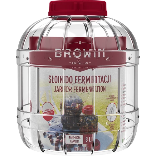 Nietłukący, wielofunkcyjny słoik do fermentacji, 8L - 2