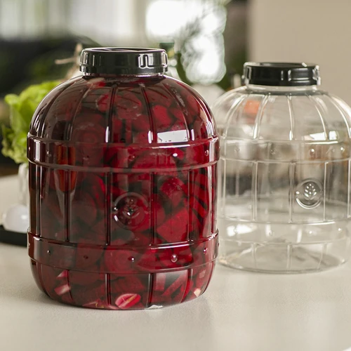 Nietłukący, wielofunkcyjny słoik z czarną zakrętką, 5L - 9