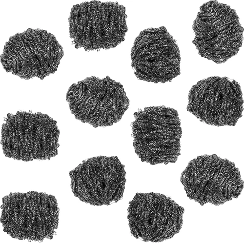 Pagliette in acciaio inox - 12 pz. - 2