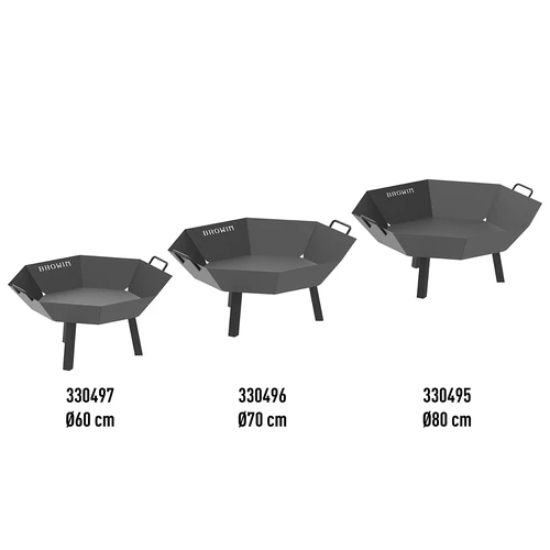 Palenisko ogrodowe ø 70 cm - loftowe - 21