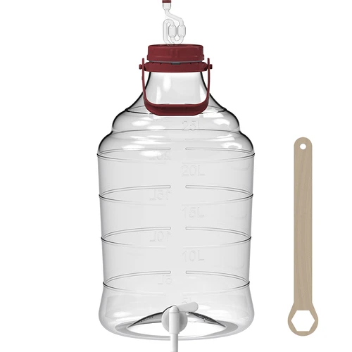 Pallone infrangibile da 25 L con manico e rubinetto  - 1 