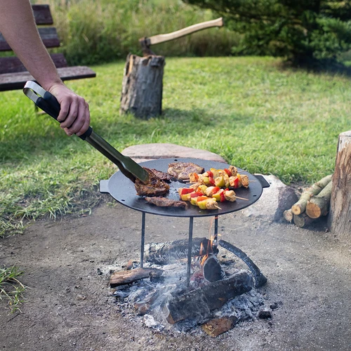 Patelnia grillowa, żeliwna, fi 44 cm - 15