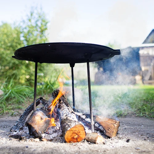 Patelnia grillowa, żeliwna, fi 44 cm - 17