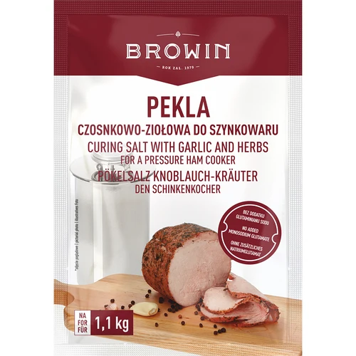 Peklosól Pekla all'aglio ed erbe per pressa per prosciutto, 100 g  - 1 