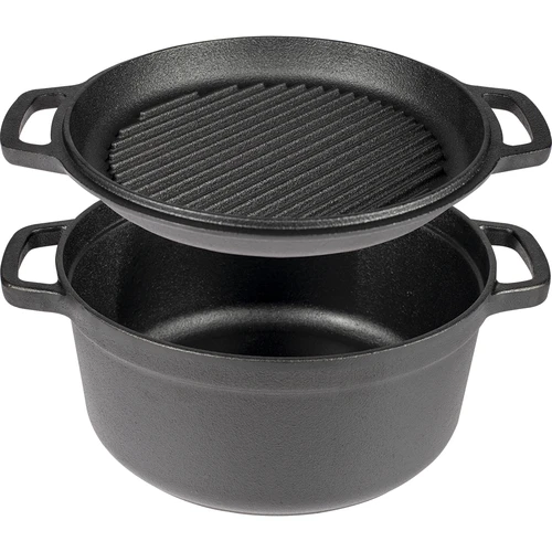 Pentola in ghisa con padella, 3,5 L  - 1 
