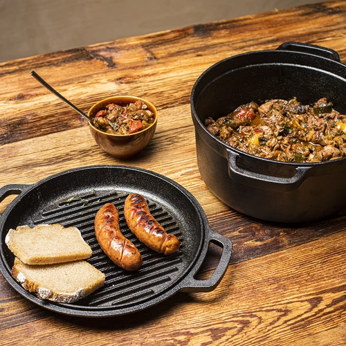 Pentola in ghisa con padella, 3,5 L - 14