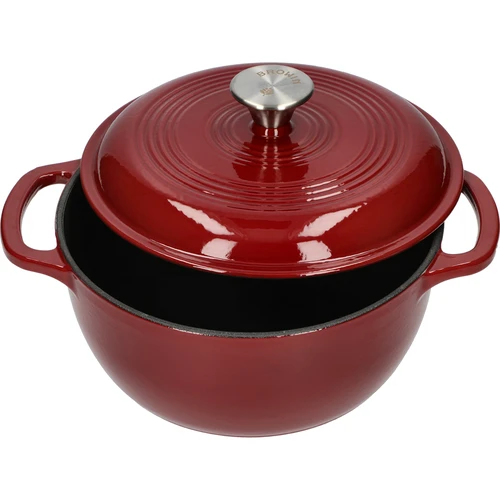 Pentola in ghisa smaltata - bordeaux, 4 L - 2