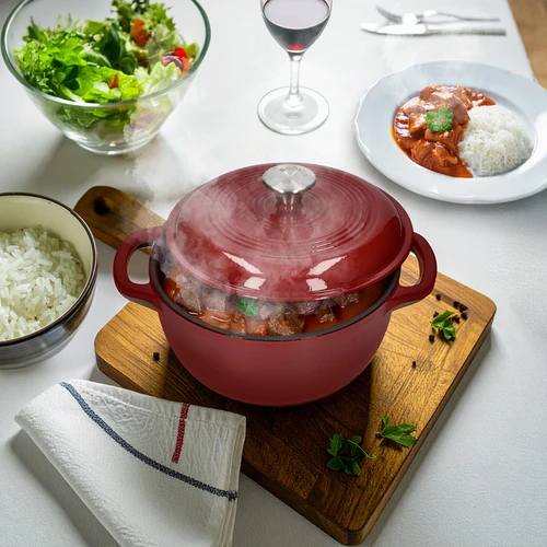 Pentola in ghisa smaltata - bordeaux, 4 L - 7