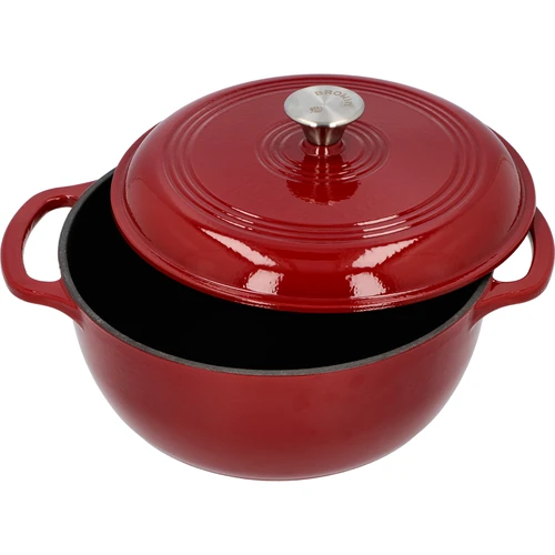 Pentola in ghisa smaltata - bordeaux, 5,8L - 2