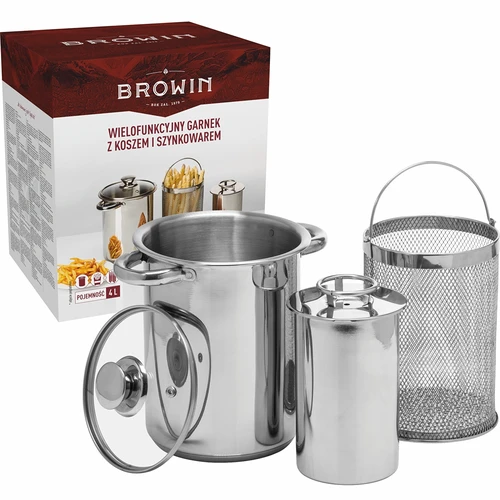 Pentola multifunzione con cestello e cottoforma (szynkowar) - 8