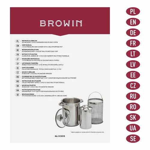 Pentola multifunzione con cestello e cuoci-prosciutto - 12