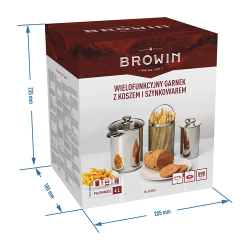 Pentola multifunzione con cestello e cuoci-prosciutto - 11