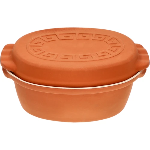 Pentola romana smaltata 4,5 L (meandri) - 2