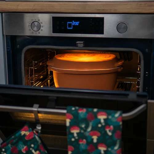 Pentola romana smaltata 4,5 L (meandri) - 18