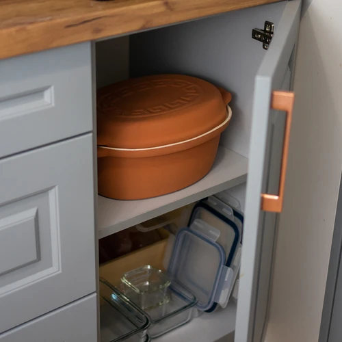 Pentola romana smaltata 4,5 L (meandri) - 19