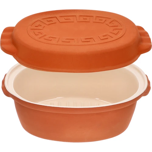 Pentola romana smaltata 4,5 L (meandri) - 3