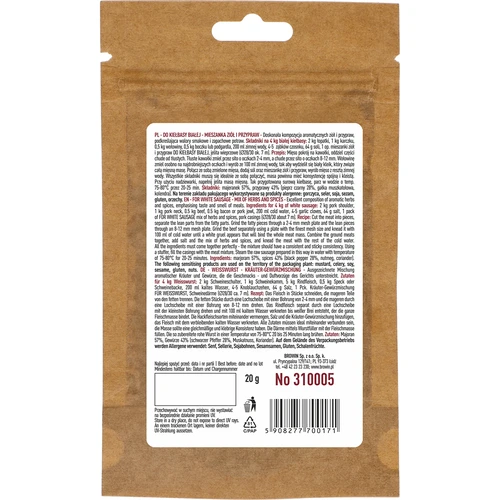 Per la salsiccia bianca - miscela di erbe e spezie - 2