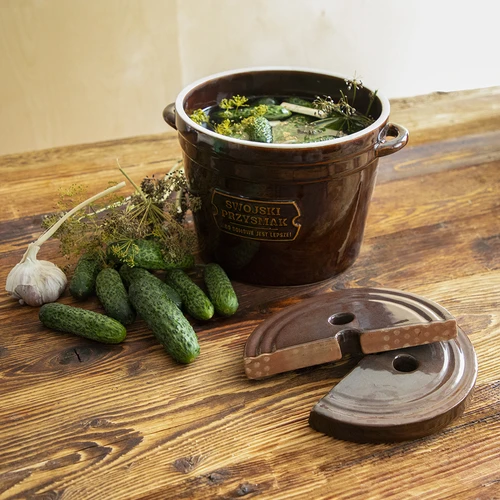 Pietra di pressa in grès per botti, diametro 22 cm - 8