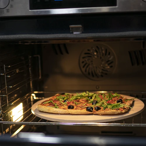 Pietra refrattaria per pizza rotonda in cordierite, diametro 33 cm - 11