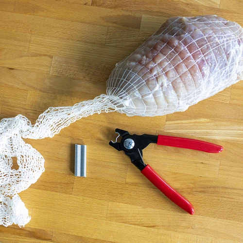 Pinza per salumi + 60 clip - 4