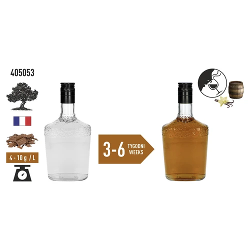 Płatki dębowe waniliowe, mocno opiekane, 50 g - 6