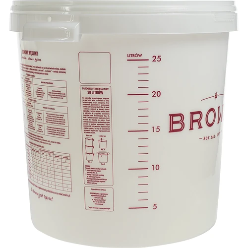 Pojemnik fermentacyjny z pokrywką 30 L - 3
