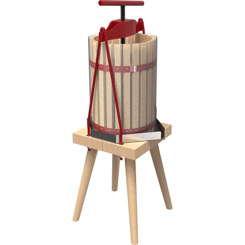Pressa a telaio per frutta – con cestello in legno, da 10L - 3