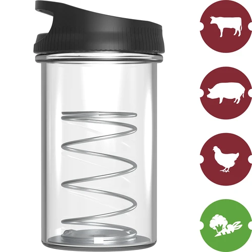 Pressa per prosciutto in vetro - set DUO, per 2 x 450 g - 4