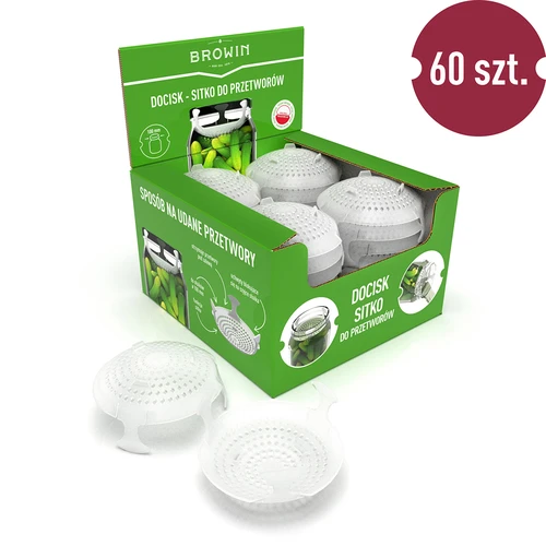 Pressino forato per conserve, fermentati e aceto - per barattoli Ø 100 mm - 9