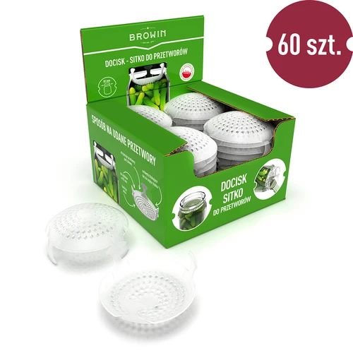 Pressino – retina per conserve, fermentati e aceto – per vasetti Ø 82 mm - 9