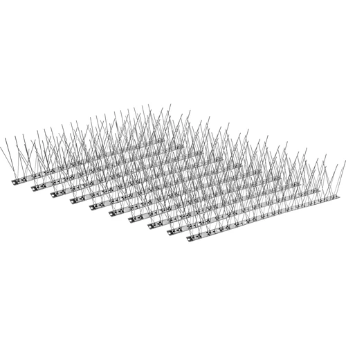 Punte per uccelli, su striscia metallica, 10 pezzi - 2